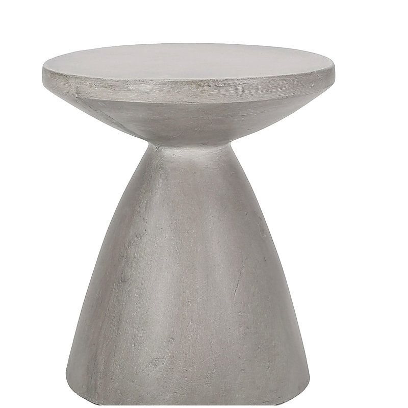 Table d'appoint d'extérieur en béton léger