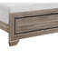 Mobilier de chambre à coucher en bois foncé à finition naturelle de style contemporain avec lit double et finition naturelle-1261378298