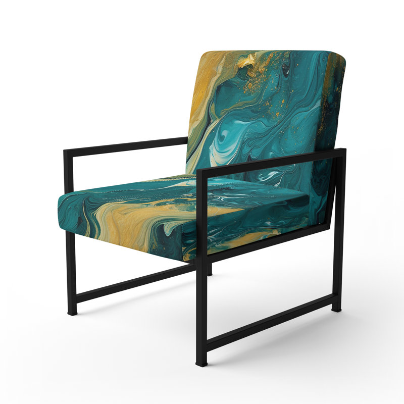 Fauteuil d'appoint Creel, Noir, noir, noir, noir