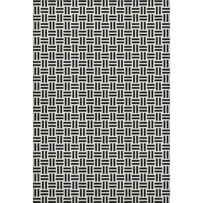 Premium Machine Washable Prisco Black Rug