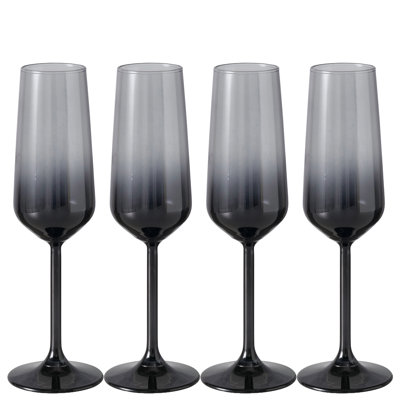 Gradient Long Stem Champagne Flutes