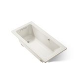 Archer Drop-In Bath with Bask Heated Surface and Reversible Drain