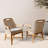 Sydney 4-Person Teak Patio Dining Sets with Cushion