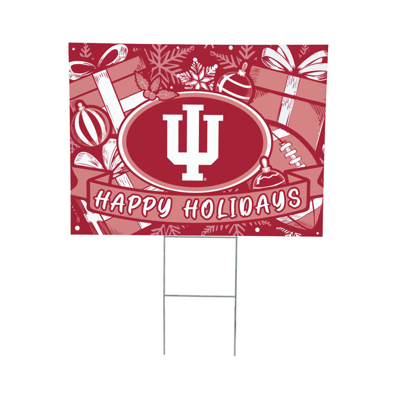Enseigne de cour de l'Université Indiana, fête