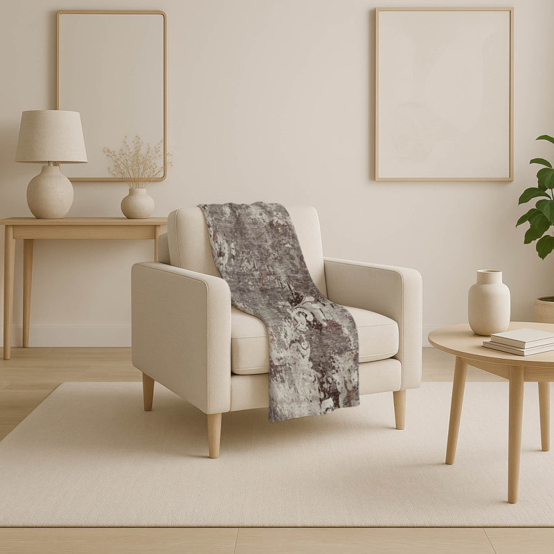 Jeté Sherpa ASB882 Addison, Taupe