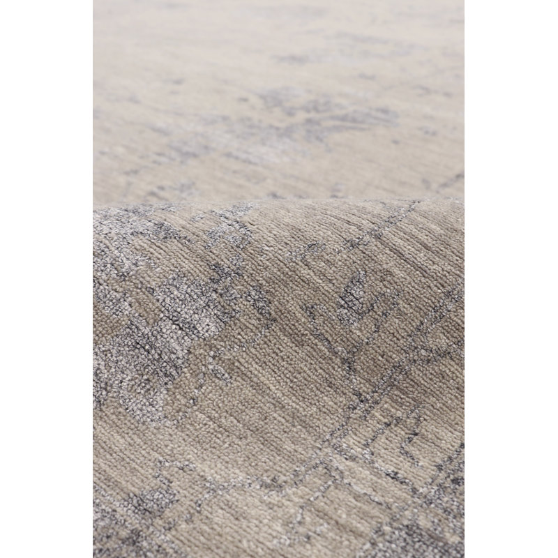 Transitional Silver/Gray Area Rug