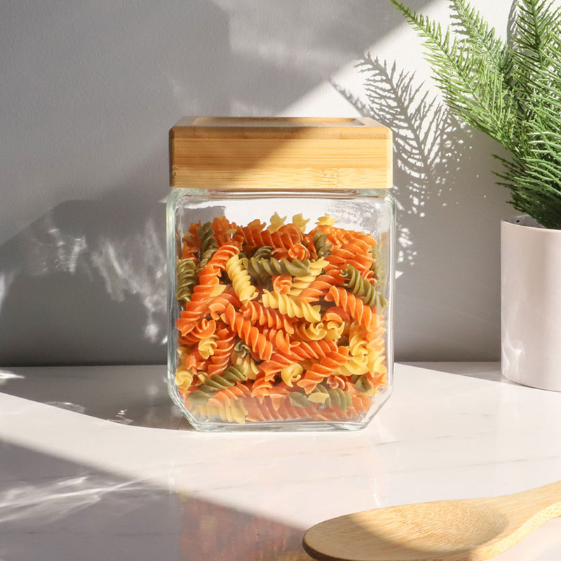 Pot de cuisine et pots de rangement, H 6 po x l 4,25 po x P 4,25 po