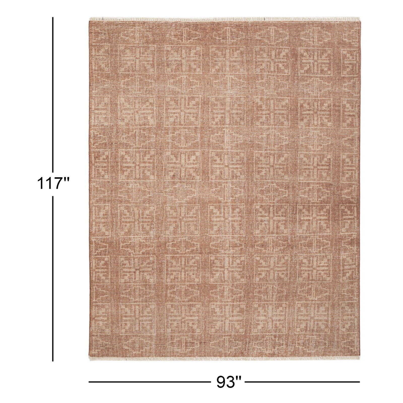 Mira Hand-Knotted Oriental Wool Rug, Rectangle 7'9" x 9'9"