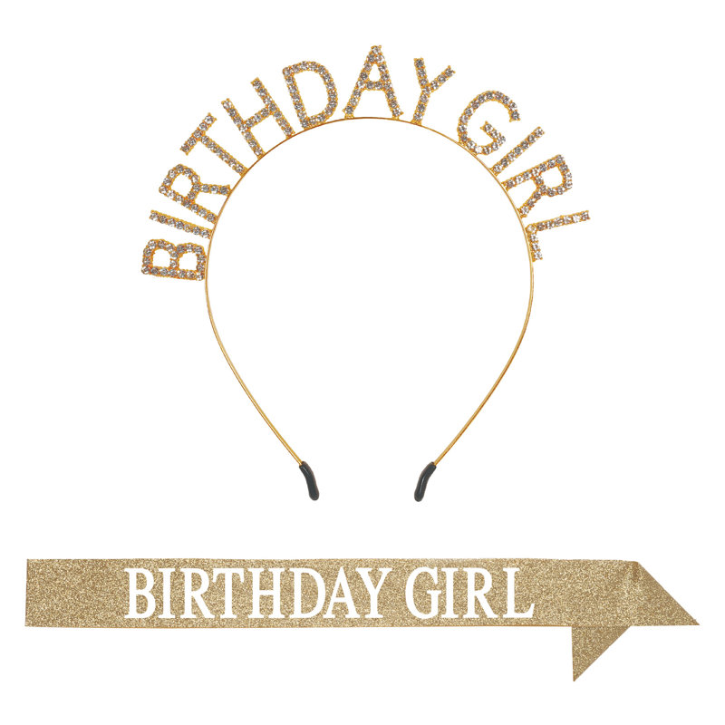 Ensemble bandeau et ceinture Birthday Girl