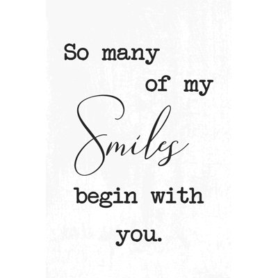 «So Many Of My Smiles Light»