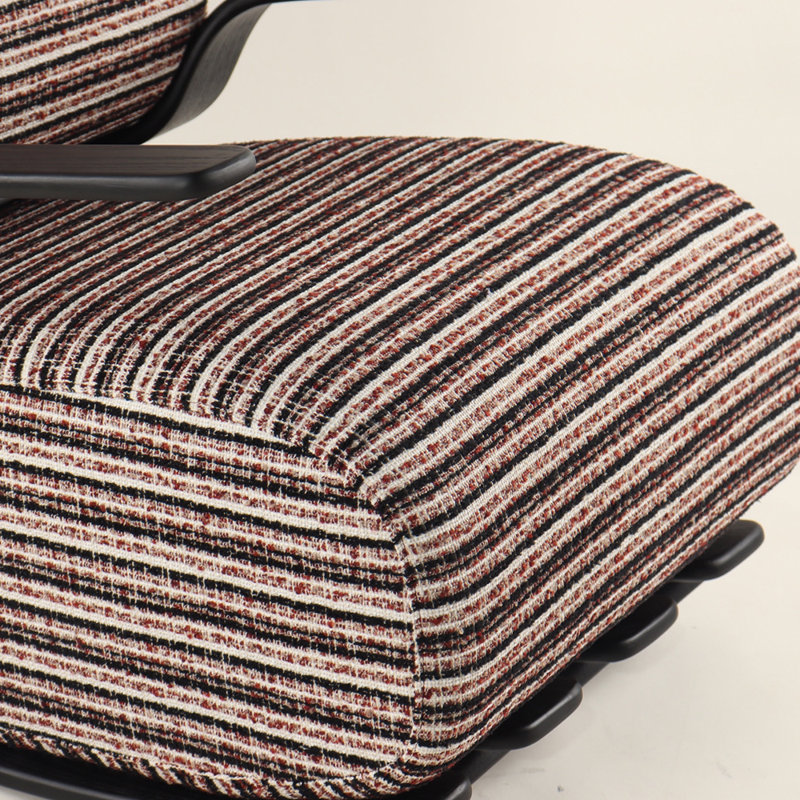 Chaise berçante simple pour salon décontracté, Noir; rouge; beige