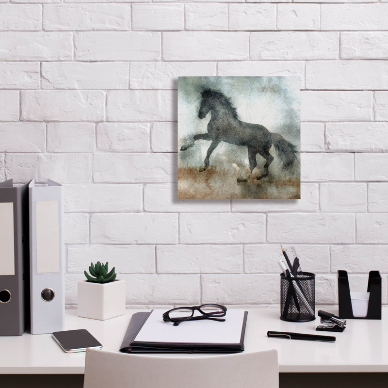 «Wild Horse 2», H 12 po x l 12 po x P 0,75 po
