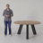 Lerna Indoor/Outdoor Round Teak Dining Table