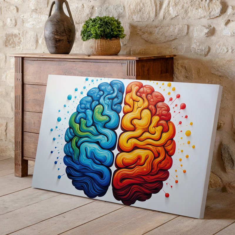 Reproduction d'art sur toile, "Art", H 9 po x l 12 po