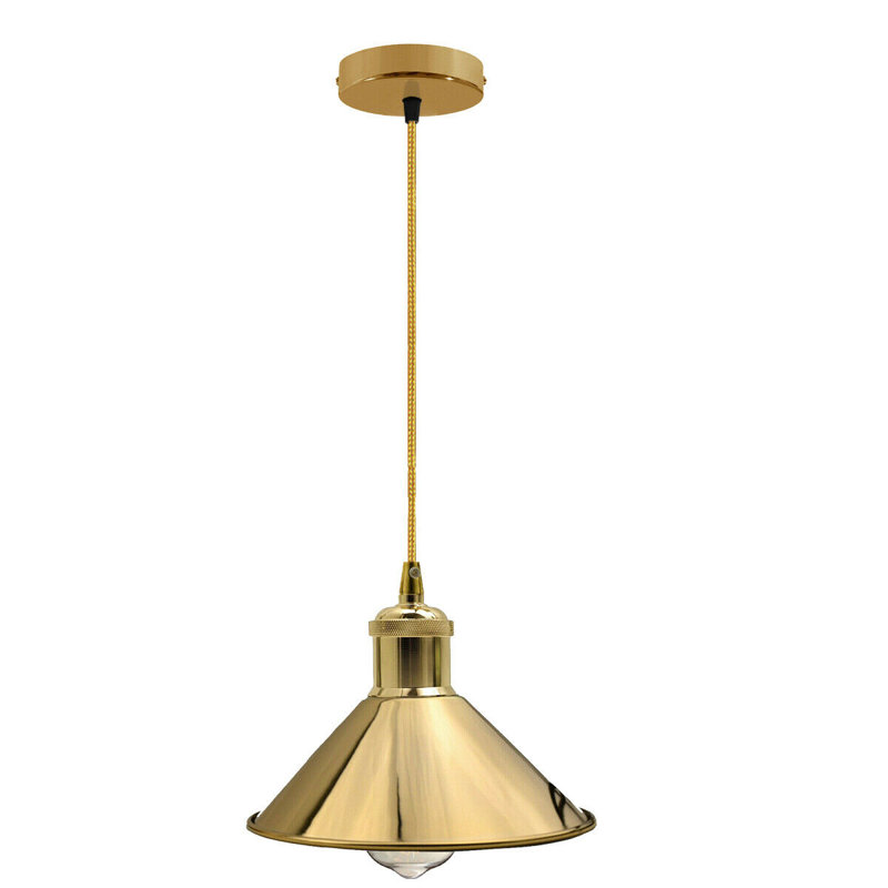 Moravian 1 - Light French Gold Pendant