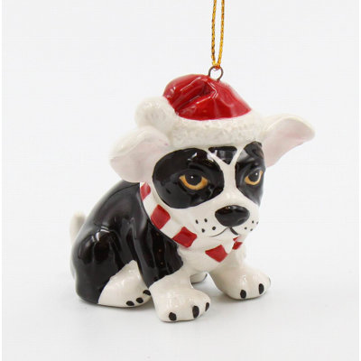 Décoration de Noël suspendue Boston Terrier