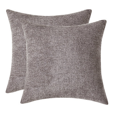 Housse de coussin en chenille 18 po