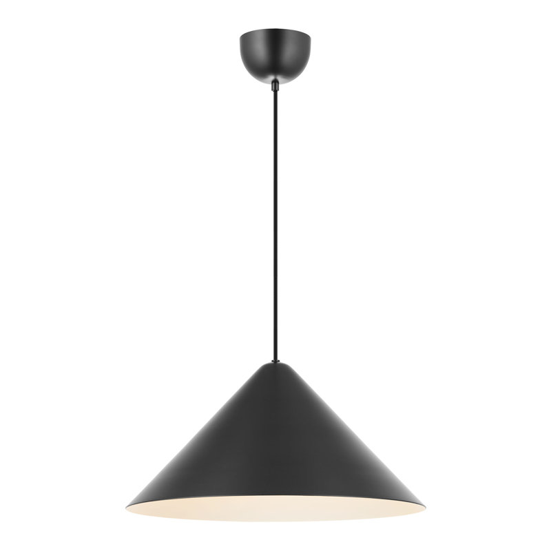 Milvo 1 - Light Cone Pendant, Black