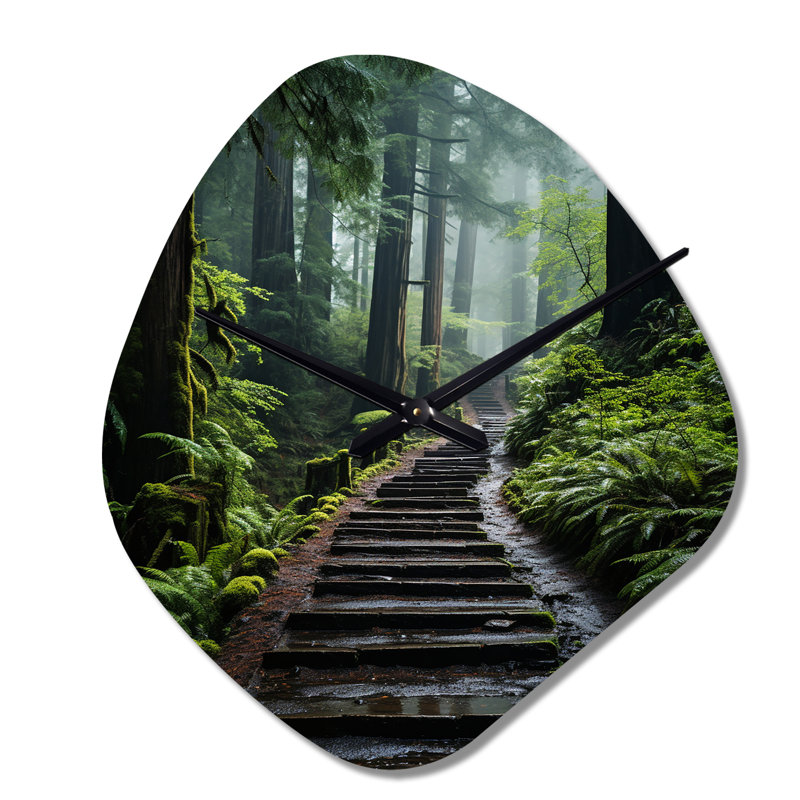 «USA Muir Woods National Monument I», horloge asymétrique en métal aux États-Unis, Grand