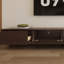 Consoles télé 78 po pour le salon avec pieds et tiroirs en spirale