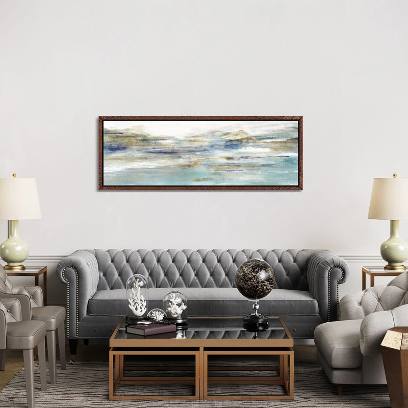 Upon A Clear III by Isabelle Z - Panoramic Print on Canvas, Classic Brown Wood Framed, 152.4 cm H x 50.8 cm W