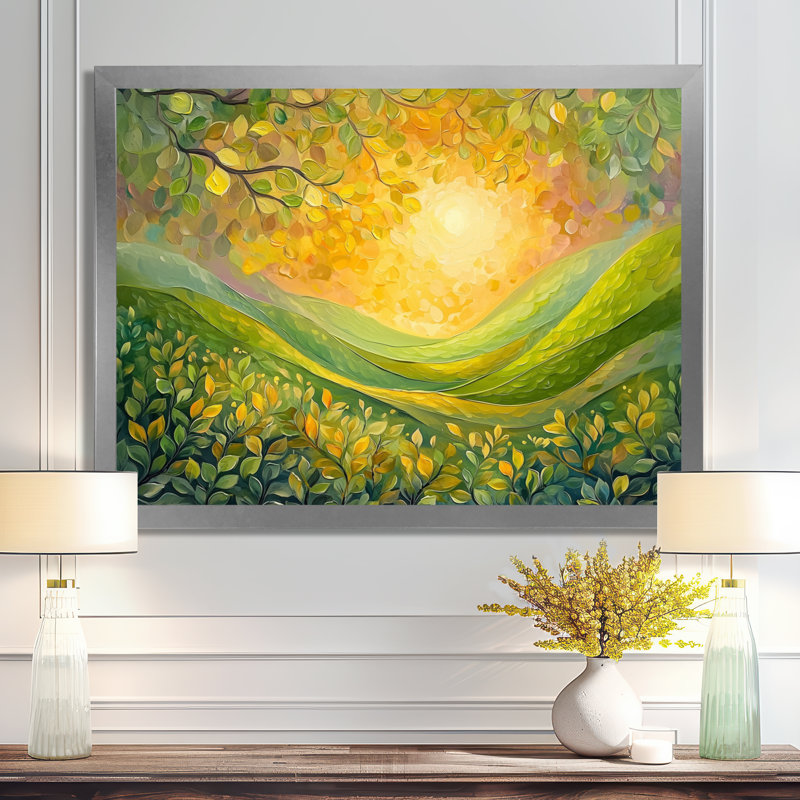 Brittain - Abstract Wall Art, Argent argent, Cadre simple, H 34 po x l 44 po