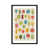 Black Floater Framed