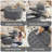 35" Wide Round Ottoman With Storage, Round Storage Ottoman, Tufted Round Ottoman Coffee Table Fabric Round Coffee Table Ottoman With Storage-471797882