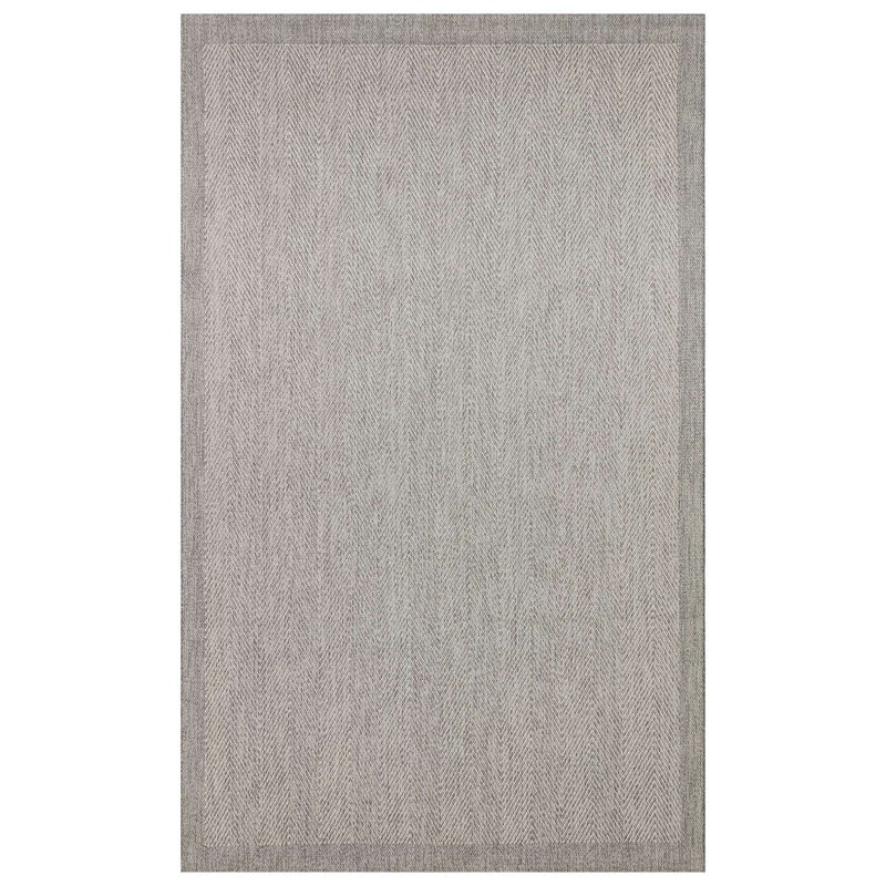 Premium Flatweave Carpet, 2.6 x 4.9 ft, Soft Grey, 100% Cotton | No Pile, 1.05 lbs/sq ft | Machine Washable, Easy Care, Vacuum Friendly | Perfect for Living Room, Bedroom, and High-Traffic Areas