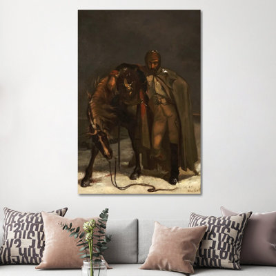 Reproduction d'art sur toile tendue, "Reproduction d'après Odiers"