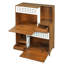 Enceinte moderne 2 en 1 pour litière pour chat, brune, compacte pour un espace limité, de haute qualité, facile à assembler, bien ventilée, mobilier polyvalent, table d'appoint brune, peu encombrante,-766189307-766189308-766189306