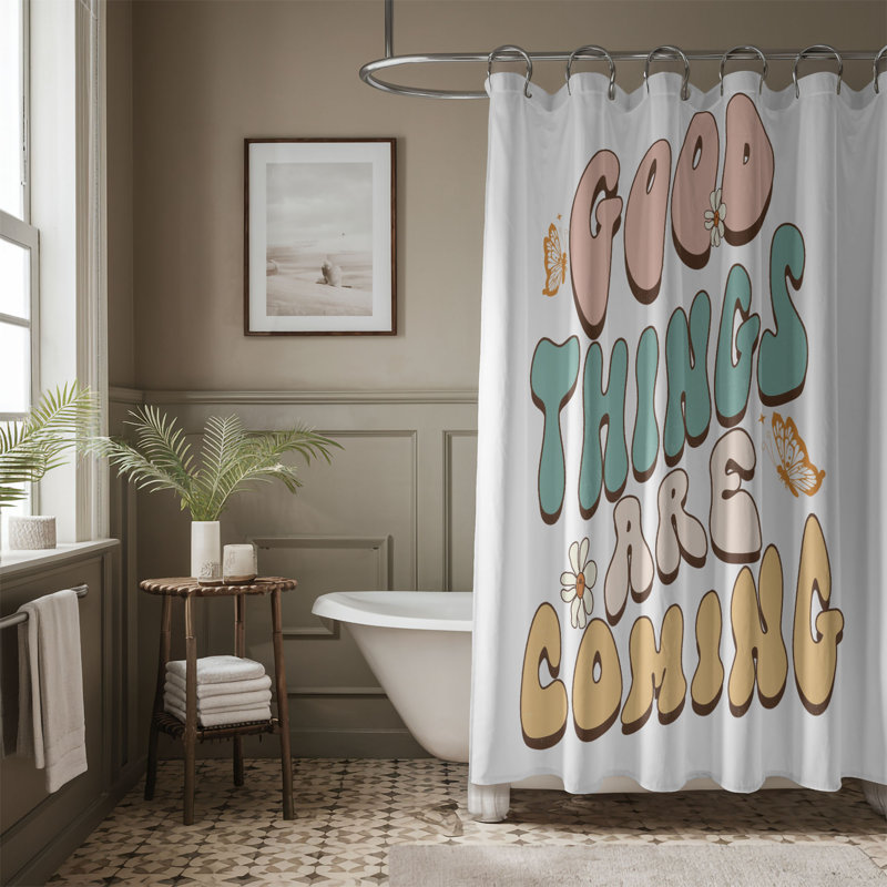 Tashyla Shower Curtain, 74"H x 71"W