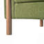 Fauteuil d'appoint surdimensionné, fauteuil de salon rembourré avec pieds en noyer et main courante incurvée-2102615621