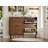 47.2" W 32 Pairs Shoe Storage Cabinet with 4 Flip Drawers, Freestanding Shoe Cabinet with Fluted Panel for Entryway-1215672966