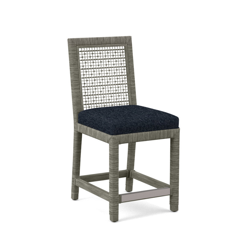 Pine Isle 24" Counter Stool, Moss Chenille; 0344-43, Greystone