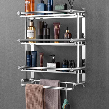 Rebrilliant Kosel Adhesive Stainless Steel Shower Caddy