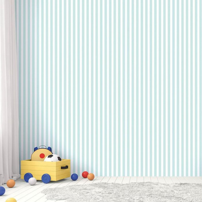 Deljan 10m x 53cm Matte Wallpaper Roll, Turquoise
