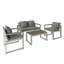 Canapé double en aluminium tissé en aluminium-60711988