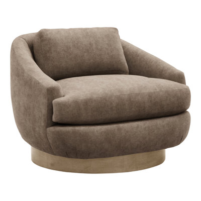 Penrose By Michael Weiss Swivel Barrel Chair