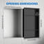 Armoire de rangement encastrée en métal-117149252-117149255