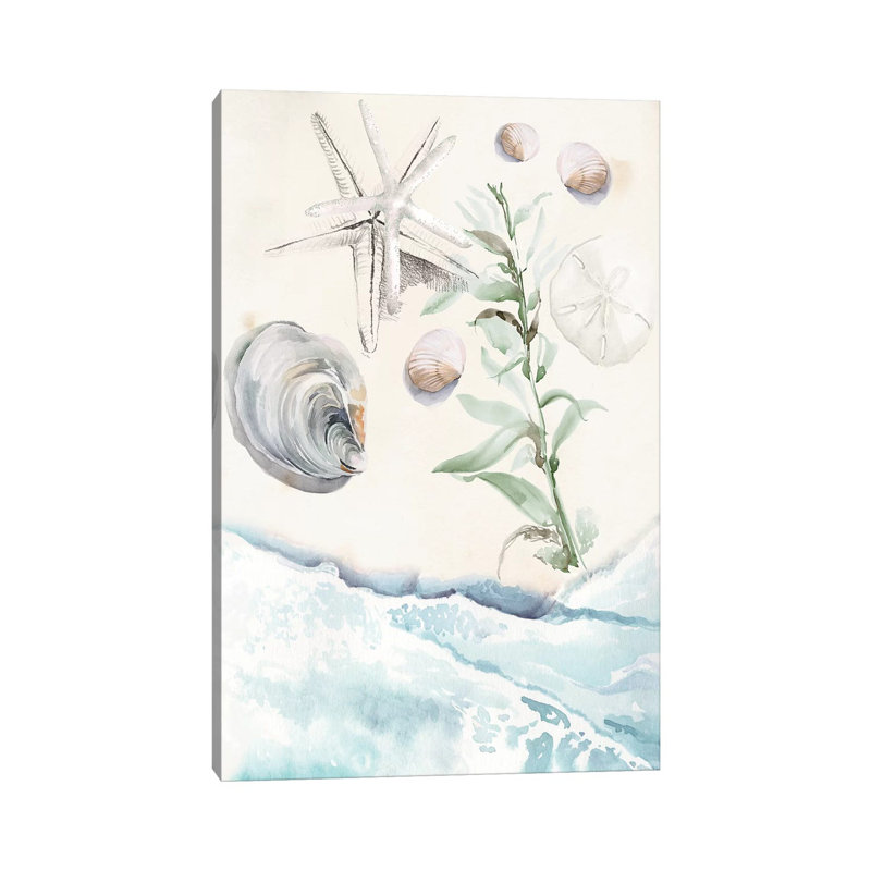 Washing Ashore II by Jennifer Paxton Parker - Wrapped Canvas Gallery-Wrapped Canvas Giclée, 30.48cm H x 20.32cm W