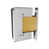 Chrome poli avec accents laiton