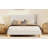 Velvet Bed with Round Wooden Legs-376806554-376806535
