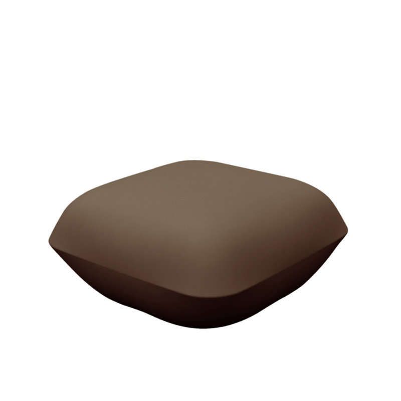 Pillow Outdoor Ottoman, Bronze