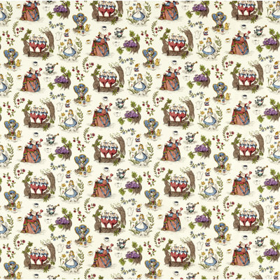 Alice in Wonderland Fabric