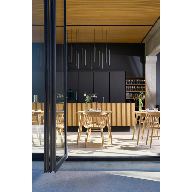 C35A Square Dining Table, Olive Green