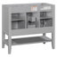 Ensemble de meuble-lavabo simple 35,01 po avec plateau Alvera-1235997971