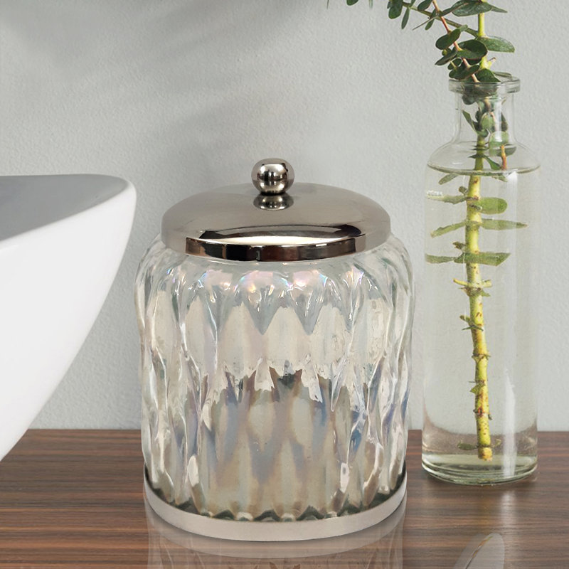  Pot de rangement en verre Rainbow