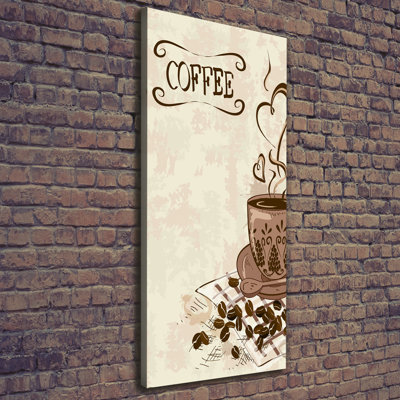 Aromatic Coffee - Wrapped Canvas Print