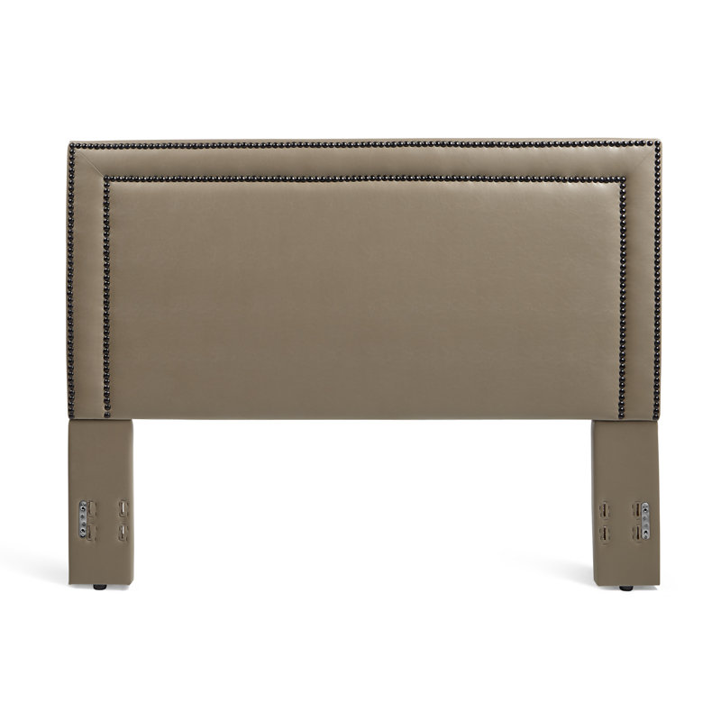 Kharbanda Upholstered Headboard, Full/Queen, Taupe
